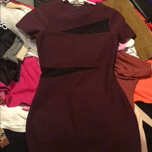 BURGUNDY EXPRESS DRESS